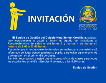 INVITACION RECONOCIMIENTO DE SALAS 2025